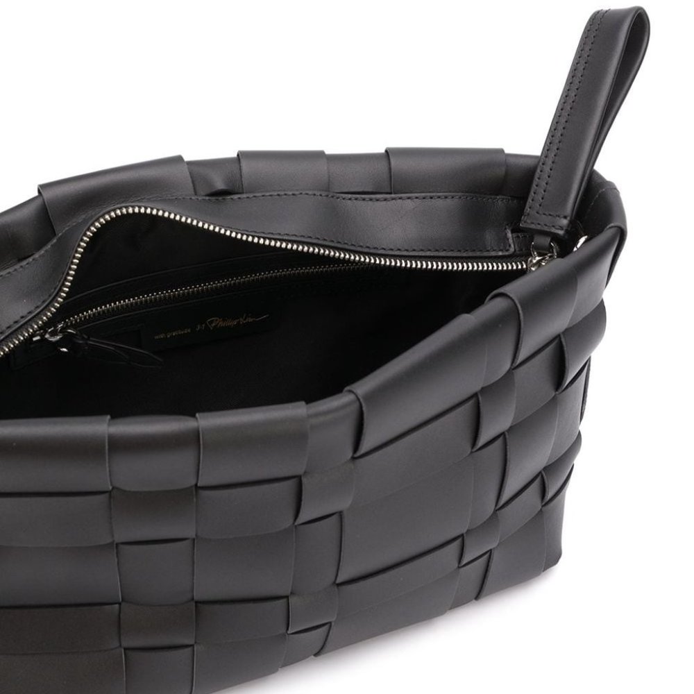 3.1 Phillip Lim Black Odita Lattice Pouch Shoulder Bag NWT - Picture 7 of 14